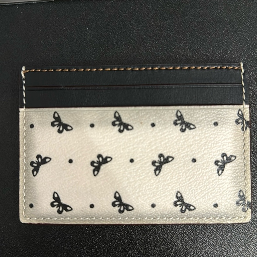 Coach Butterfly Card Case